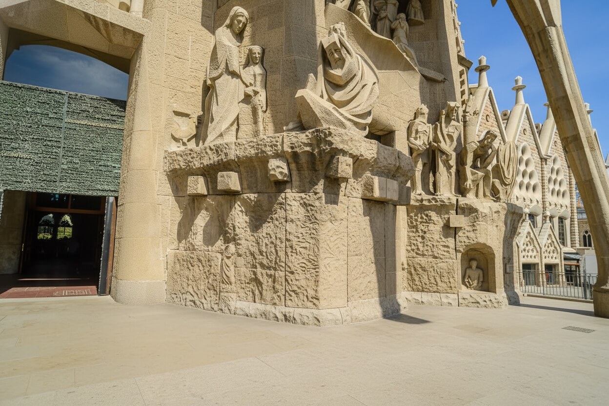 Vista panoramica dalla torre della Sagrada Familia